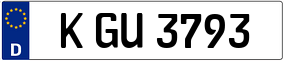 Truck License Plate